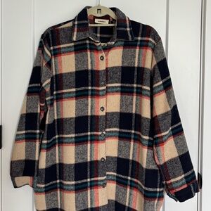 Adora Plaid Shaket (Shirt Jacket) - Medium